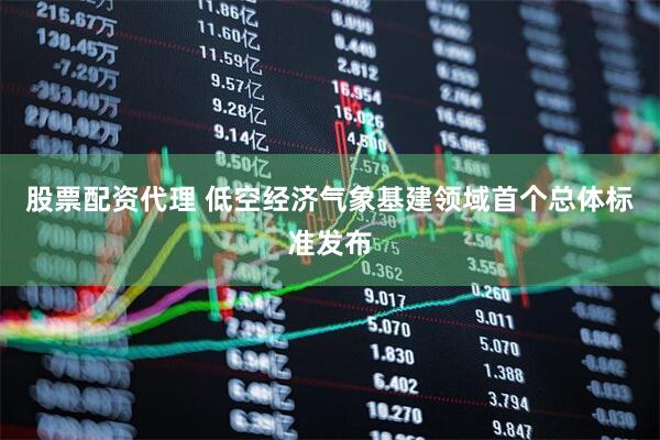 股票配资代理 低空经济气象基建领域首个总体标准发布